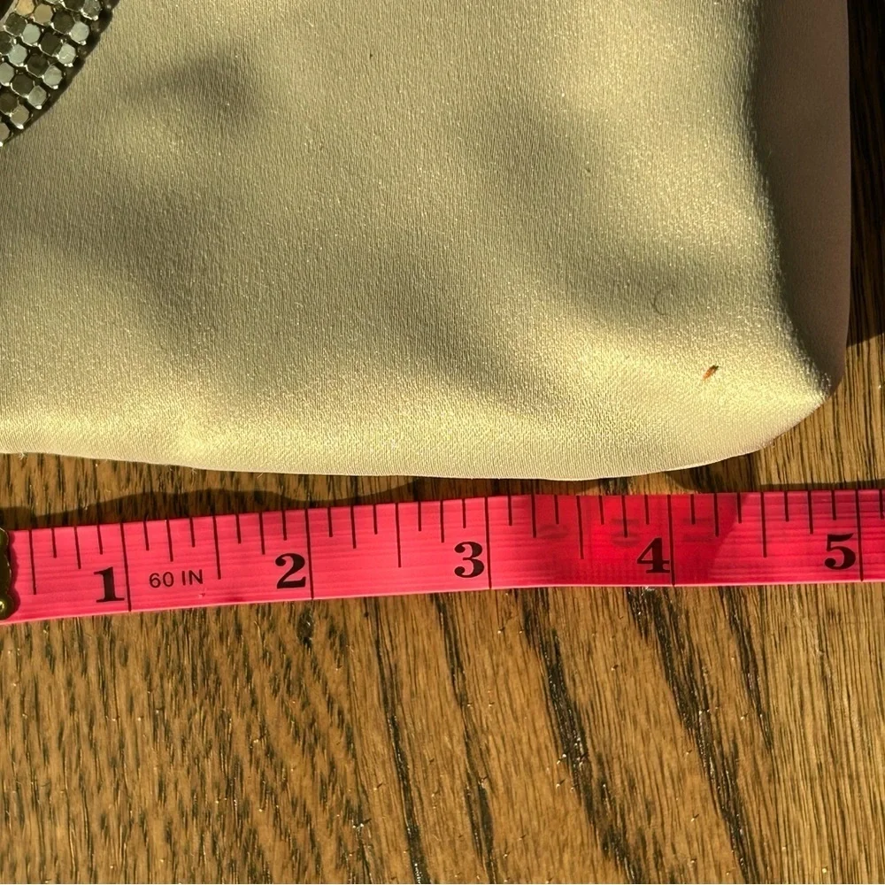 Vanessa Elegant Cream Bag w/90's Embellished Ring Handle